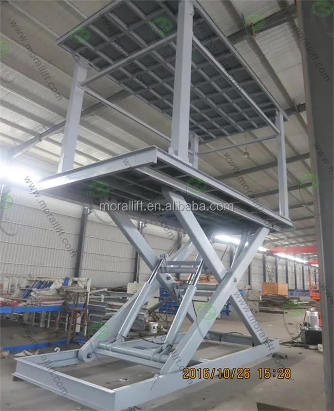 CE Low Cost Vertical four post two floor Car parking Lift