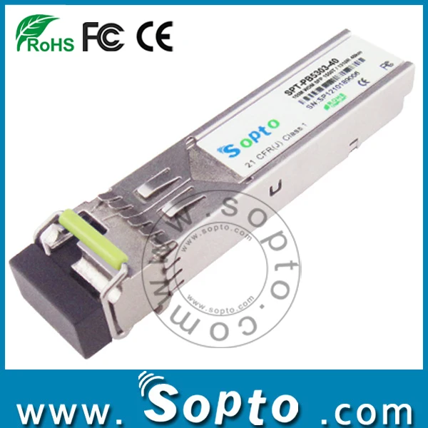 Хорошее качество sfp волоконный модуль LC BIDI