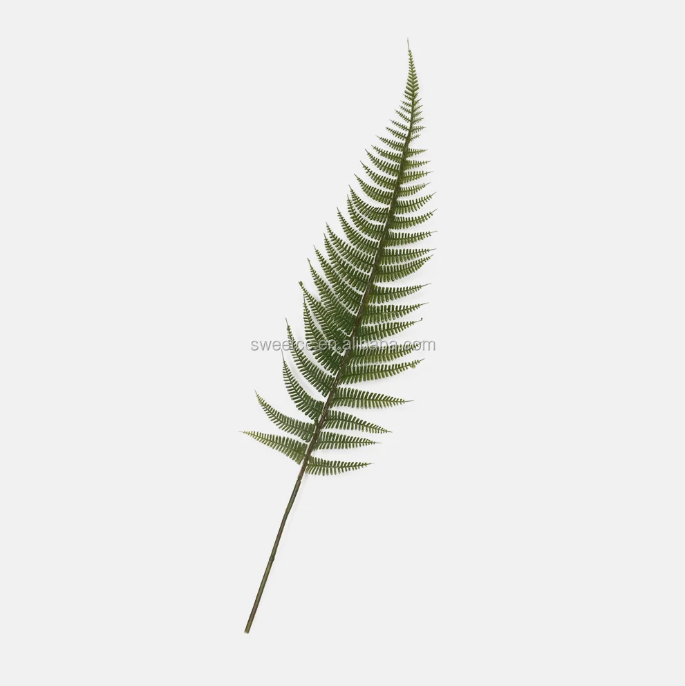 Real Touch Decorative Green Artificial Palm Fern Leaf