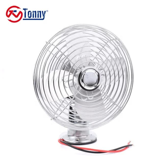 Metal BLADE CAR FAN DC12V/24V 8 Inch TE1-0112S DC12V or 24V