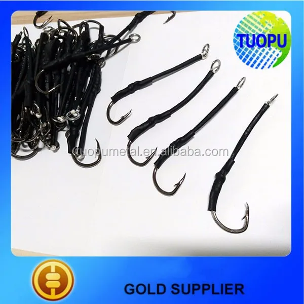 Оптовая продажа нержавеющей стали рыба двойной крючки, jig assist крючки