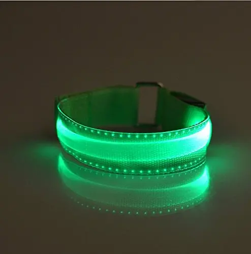 USB Rechargeable Led Sport Armband Flashing Led Wristband Led Bracelets Safety Light for Night Running