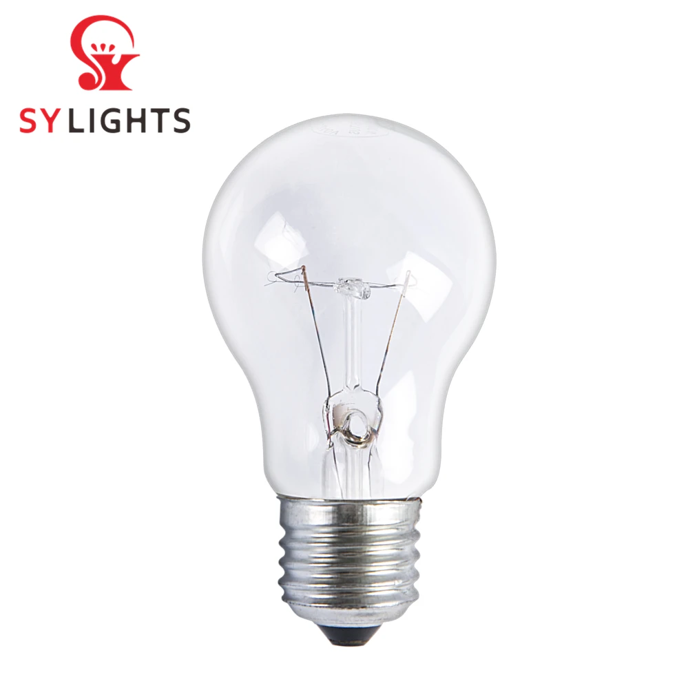 Производители ламп накаливания, однонитевая лампа накаливания, 100 Вт прозрачная лампа