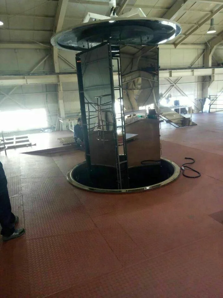 Large stainless steel sheet and pipe vacuum coating machine