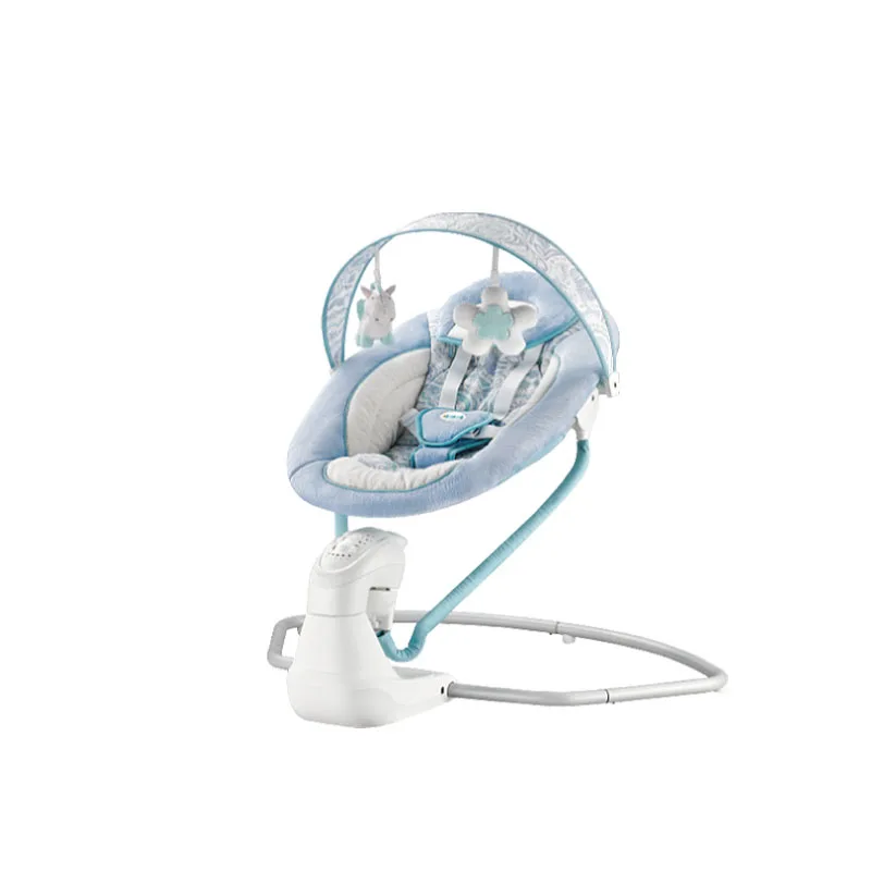 Newborn baby bouncer electric luxury Toddler baby plush bouncer comfortable baby swing bouncer with vibrating