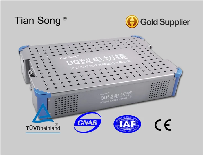 Sterilizing box for DQ resectoscopy set rigid endoscope accessories