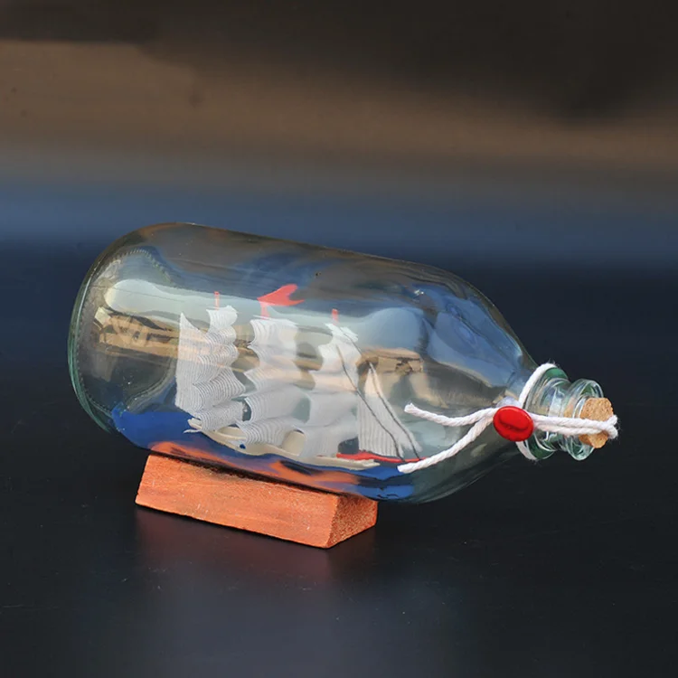 Оптовая продажа стеклянная бутылочка с надписью Love Sea