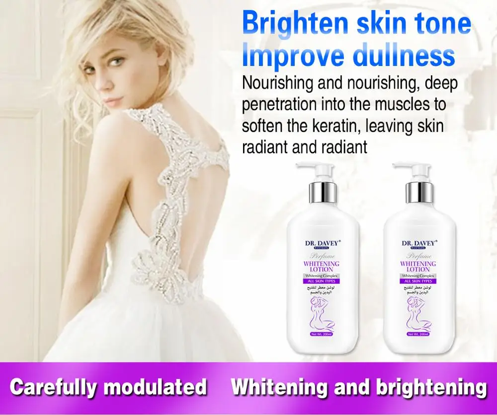 Roushun  new Skin whitening body lotion complex soft skin all types Double rich formula heals dry skin