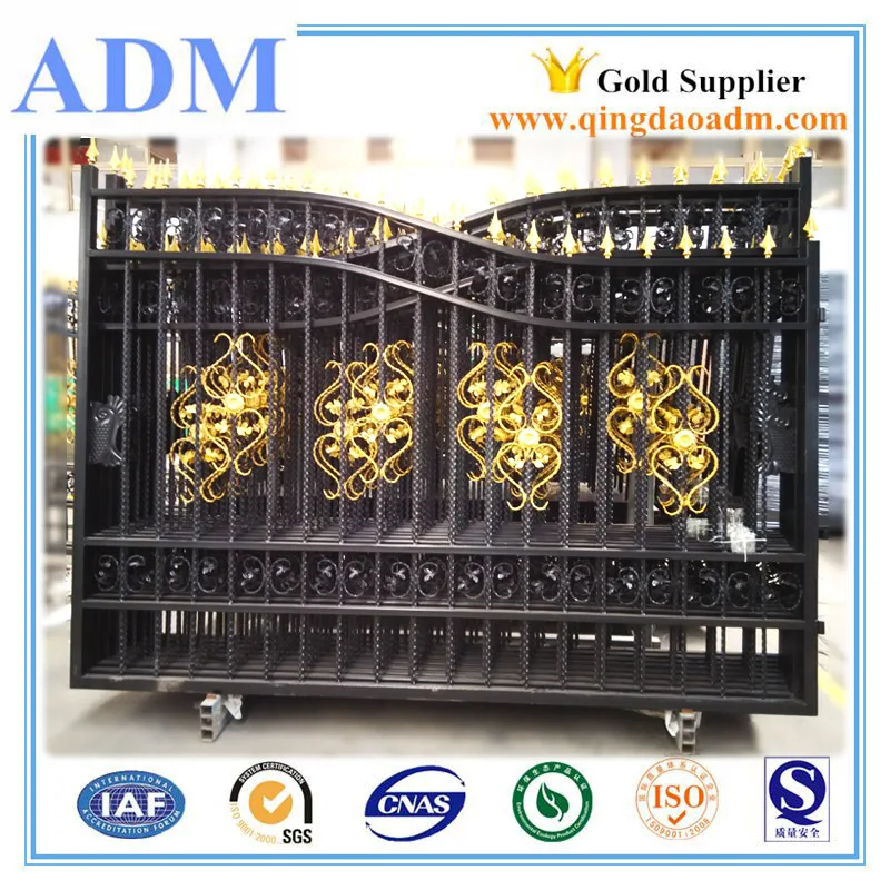 China luxury wrought iron gate for sale