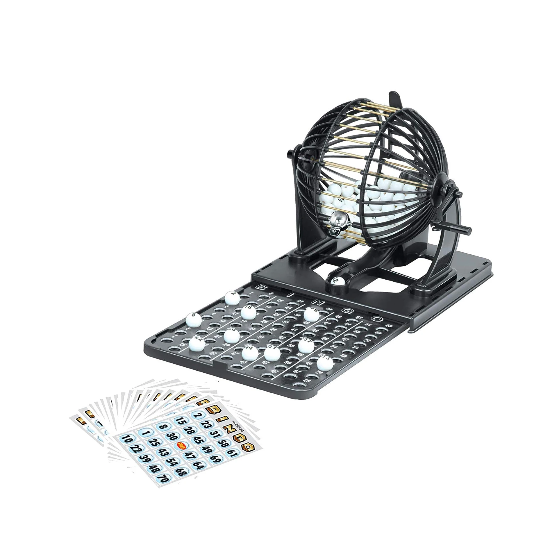 Bingo Machine Cage Game Set - Includes Balls for Classic Bingo Fun