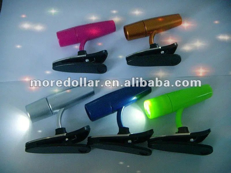 Mini led reading book clip light,clip book light