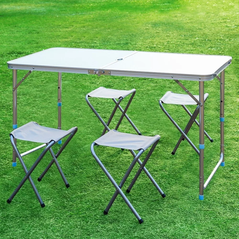 YILU Lightweight Aluminium Adjustable Collapsible Table