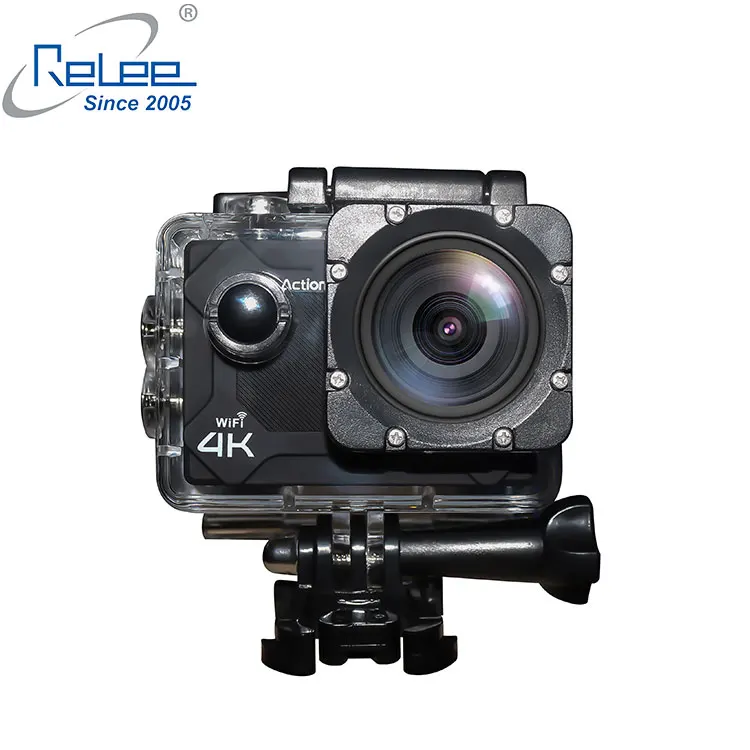 Экшн-камера 4k Ultra HD WIFI рыбий глаз Водонепроницаемый Дайвинг Экшн-камера