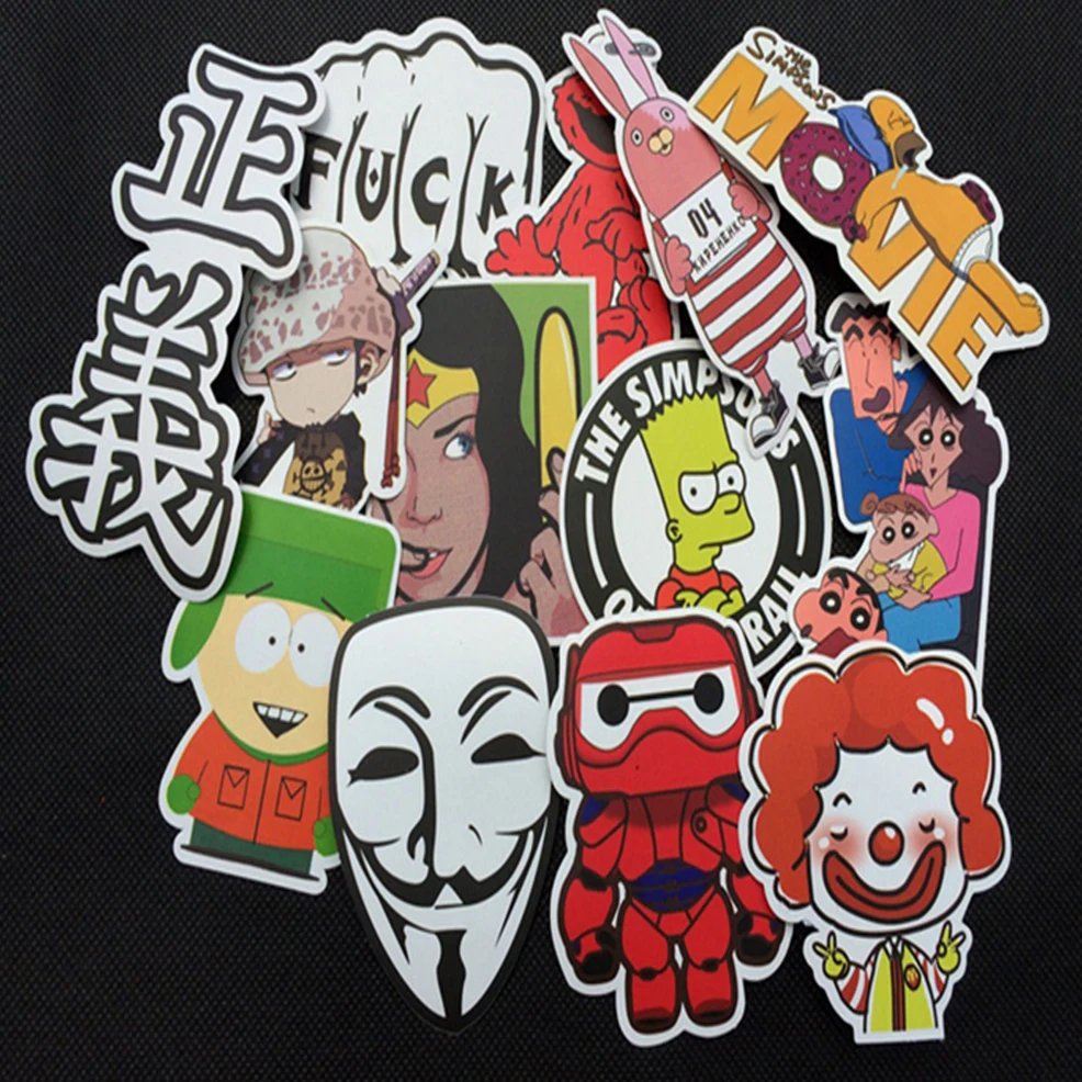 Водонепроницаемые виниловые наклейки с принтом на заказ