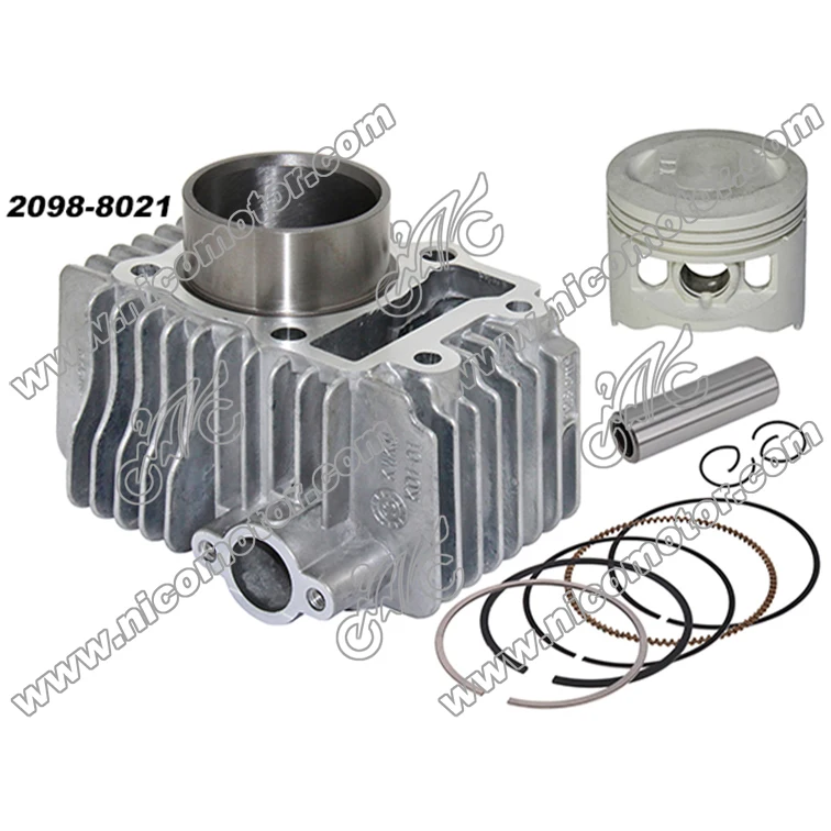 Motorcycle Cylinder Piston Ring Gasket Kit 56.5MM Bore  for TY125