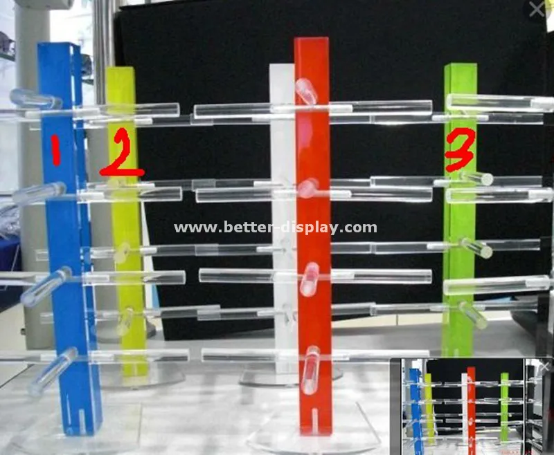 Acrylic Sunglasses Show Rack Eyeglasses Display Stand Holder