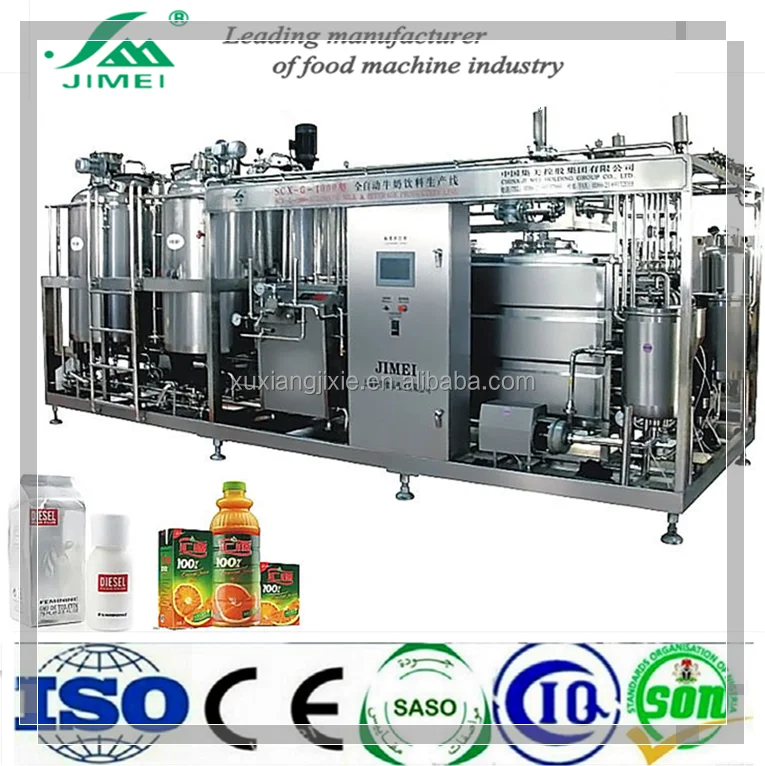 milk tea beverage making machinery plant/soya milk production equipment plant/cheese milk production line machinery machine