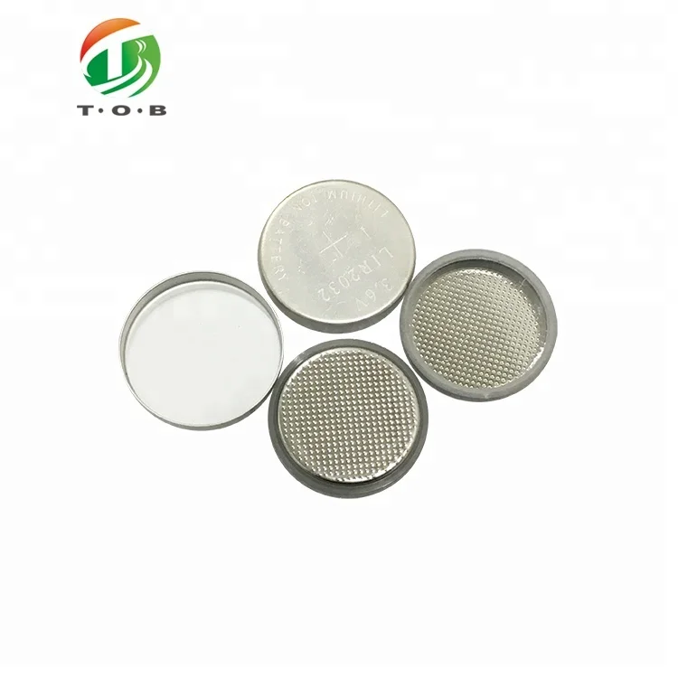 Higher Voltages Lithium Ion Battery Raw Material Coin cell Case Button Cell Components
