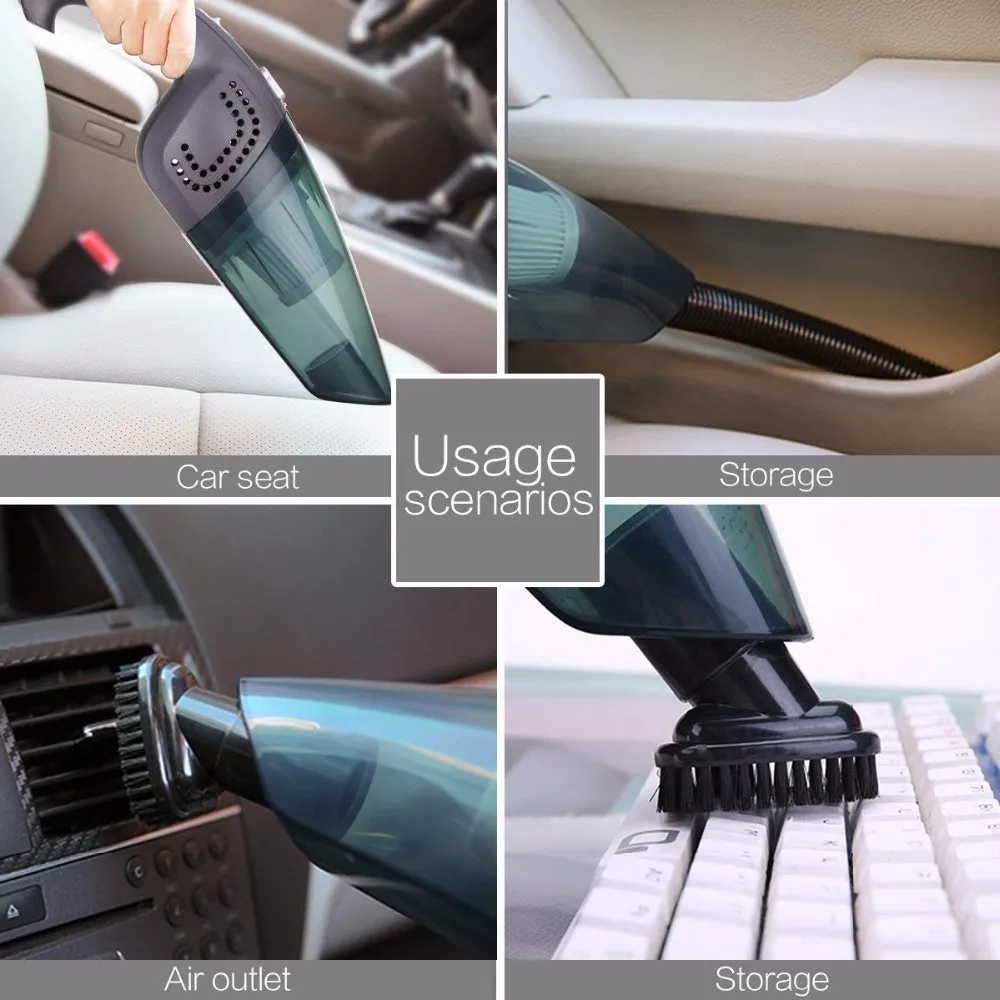 12v 100w mini wet dry car vacuum cleaner manufacturer sales