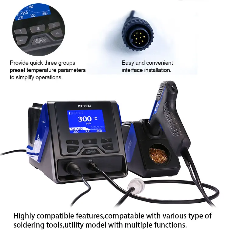 Внимание GT-5150 паяльной станции одноканальный high-end интеллигентая (ый) неэтилированный всасывания паяльная станция
