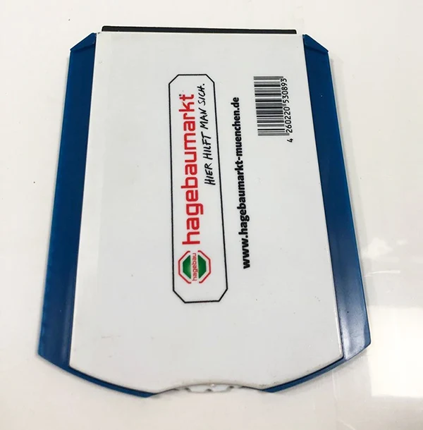 PTIS-025 Plastic icescraper and auto parking timer car parking disk with euro coin