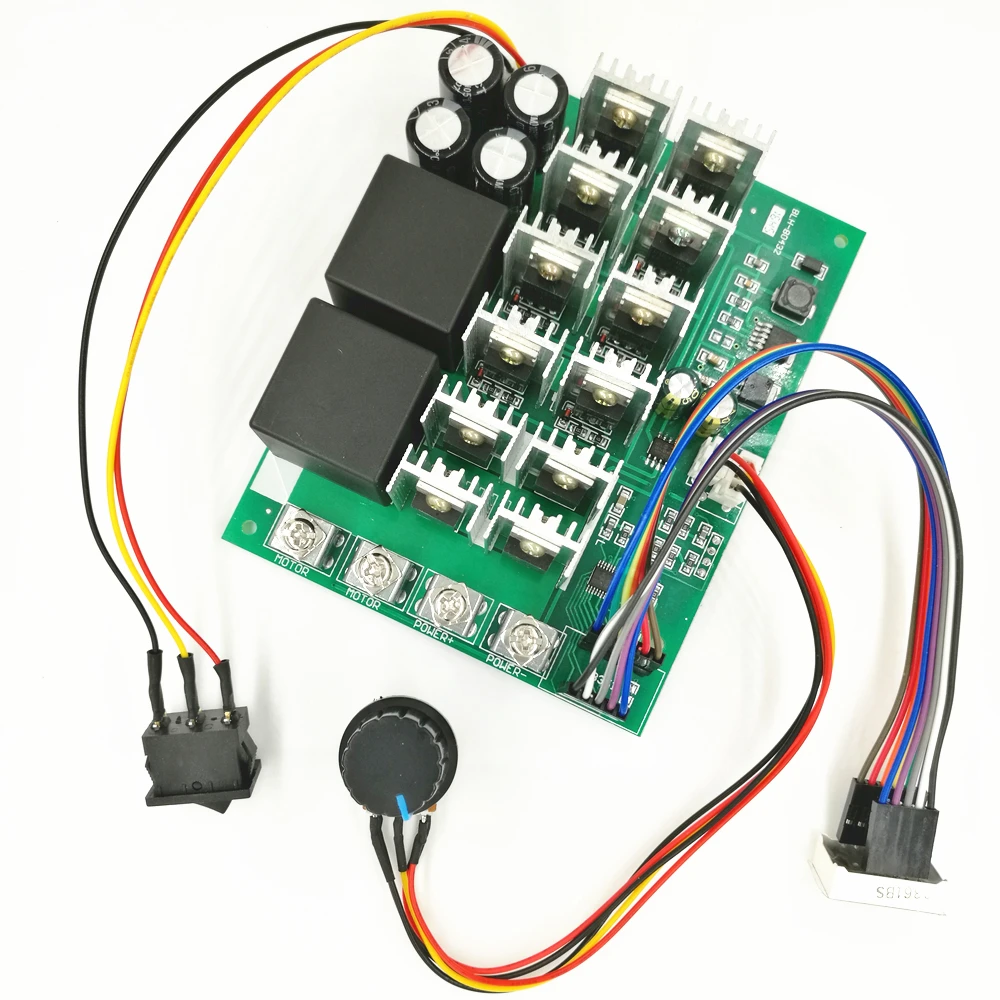 DC 12V 60A 3000W Motor Speed Controller With Reverse Switch
