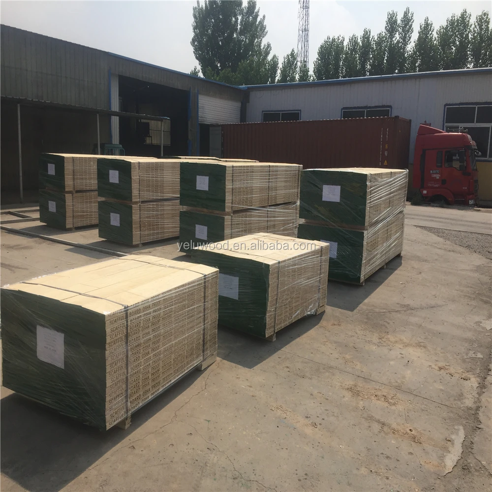 Деревянная доска OSHA 38X225X3,9 м LVL