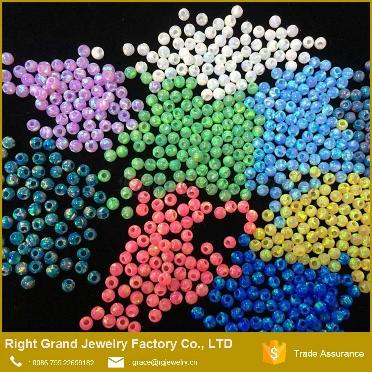 3mm-17mm Synthetic Fire Opal Balls Undrilled Round Opal Stone Price