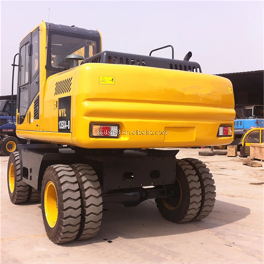 hydraulic rock breaker excavator ( 12 ton wheel excavator with china engine )