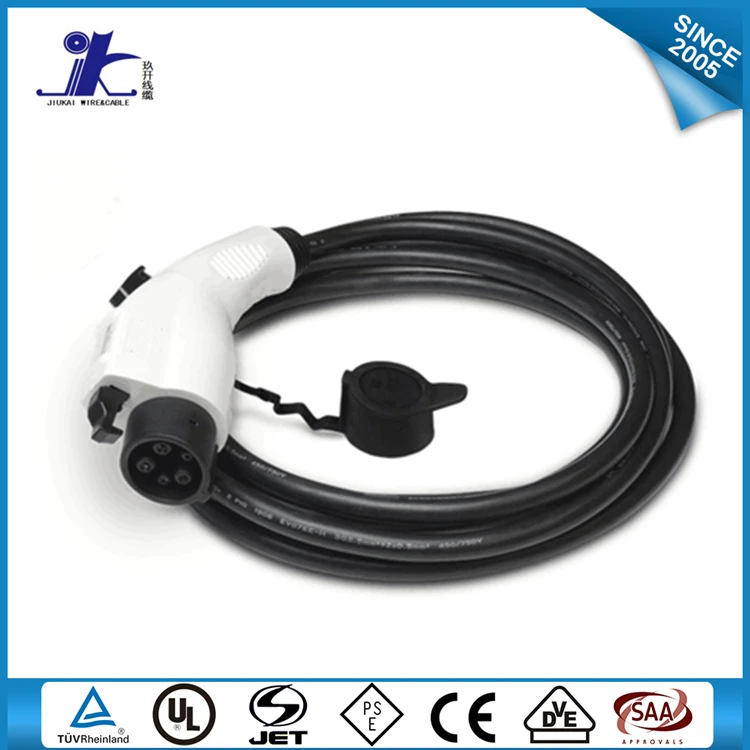 Type 1 Portable EV Charger Mode 2 16A SAE J1772 EVSE with AU Socket and Plug