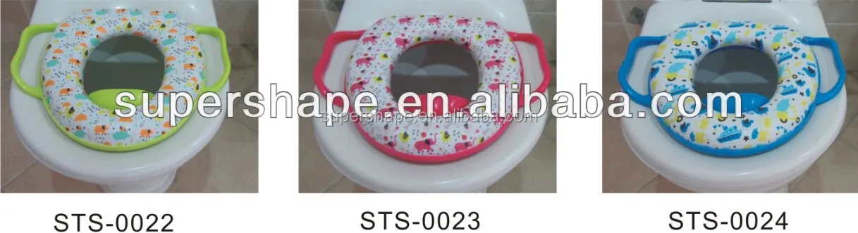 
Soft cushion toilet cover for children 