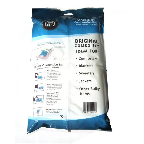 Home use mattress vacuum bags vacuum pack bags vacuum clothes bags