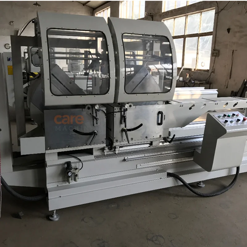 Double Head Aluminum Window Profile Precision Cutting Saw Machine