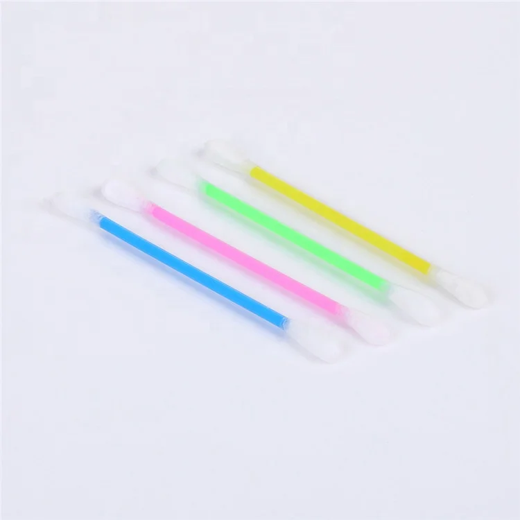 2019 Professional supplier well sealed disposable safety plastic stick cotton swabs cotton ear buds