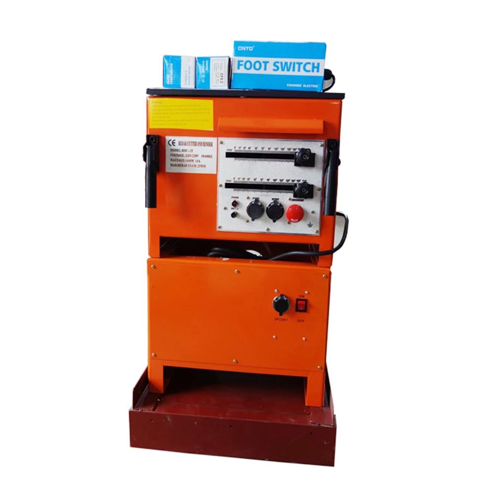 
pedal combination rebar bender and cutter units 