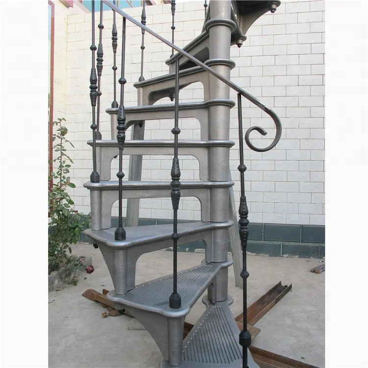 Cast Iron Spiral Stairs Design Indoor Snail Iron Stairs