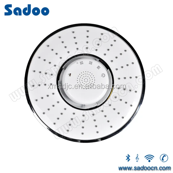 
Touchscreen bluetooth music shower head with speaker SD35102 in white,chrome or orange 