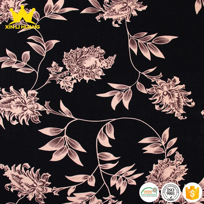 
Hot Sale 30S Customizable 100% Viscose Printed Spun Rayon Challis Dress Fabric 