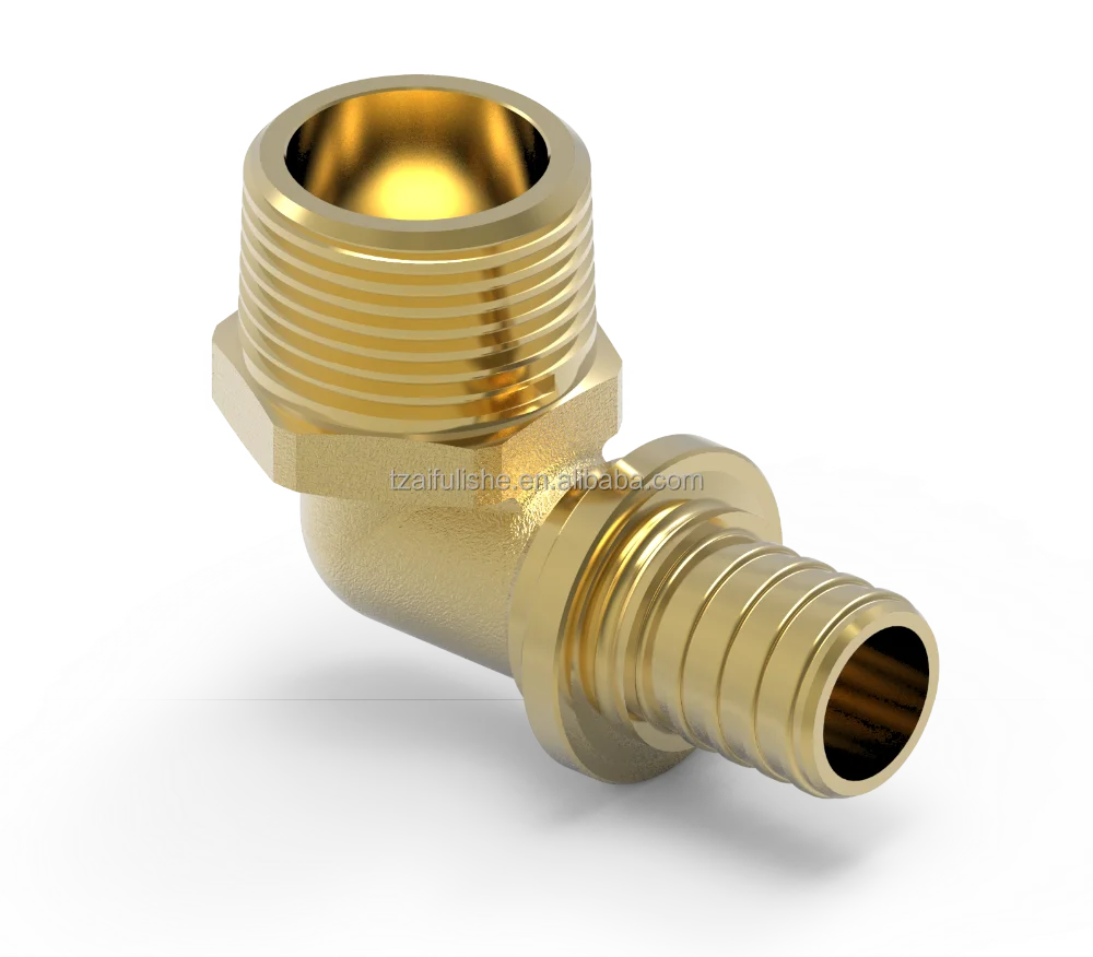 Good quality Brass Pex fittings S3.2 brass pipe fittings for water heating system