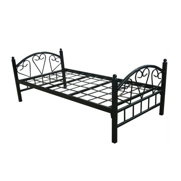 new model bedroom furniture wrought iron metal single bed
