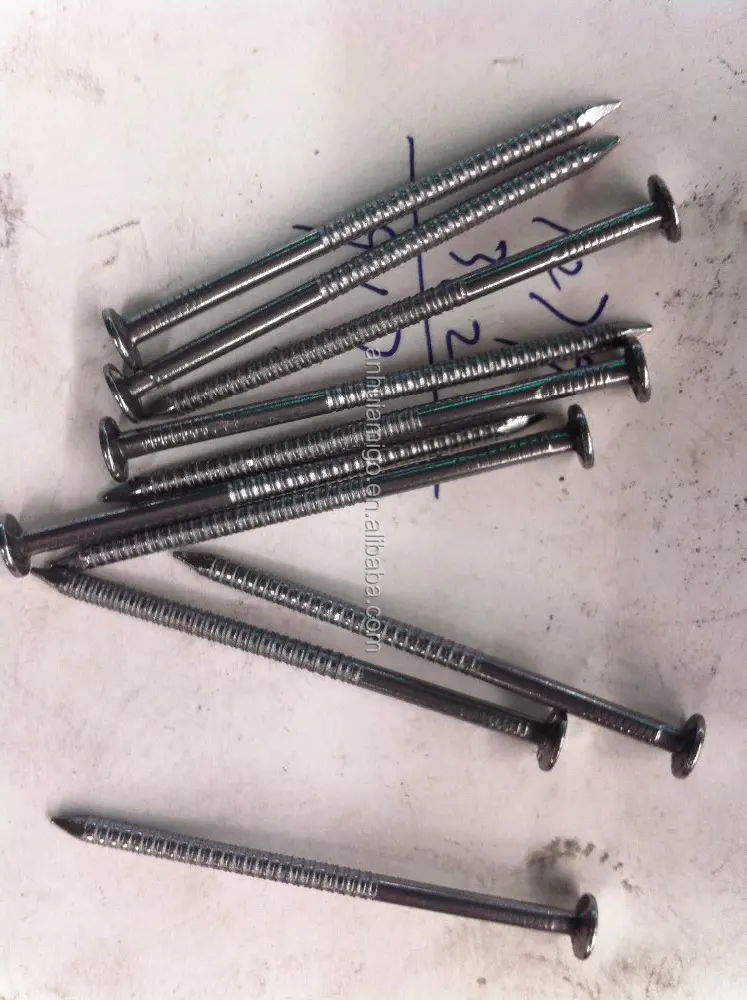 WOODEN PALLET LOOSE NAILS/BULK NAILS 2.3X50,2.8X65,2.8X75MM RING/SCREW/SMOOTH SHANK, DIAMOND/CHISEL/BLUNT POINT, BRIGHT POLISH