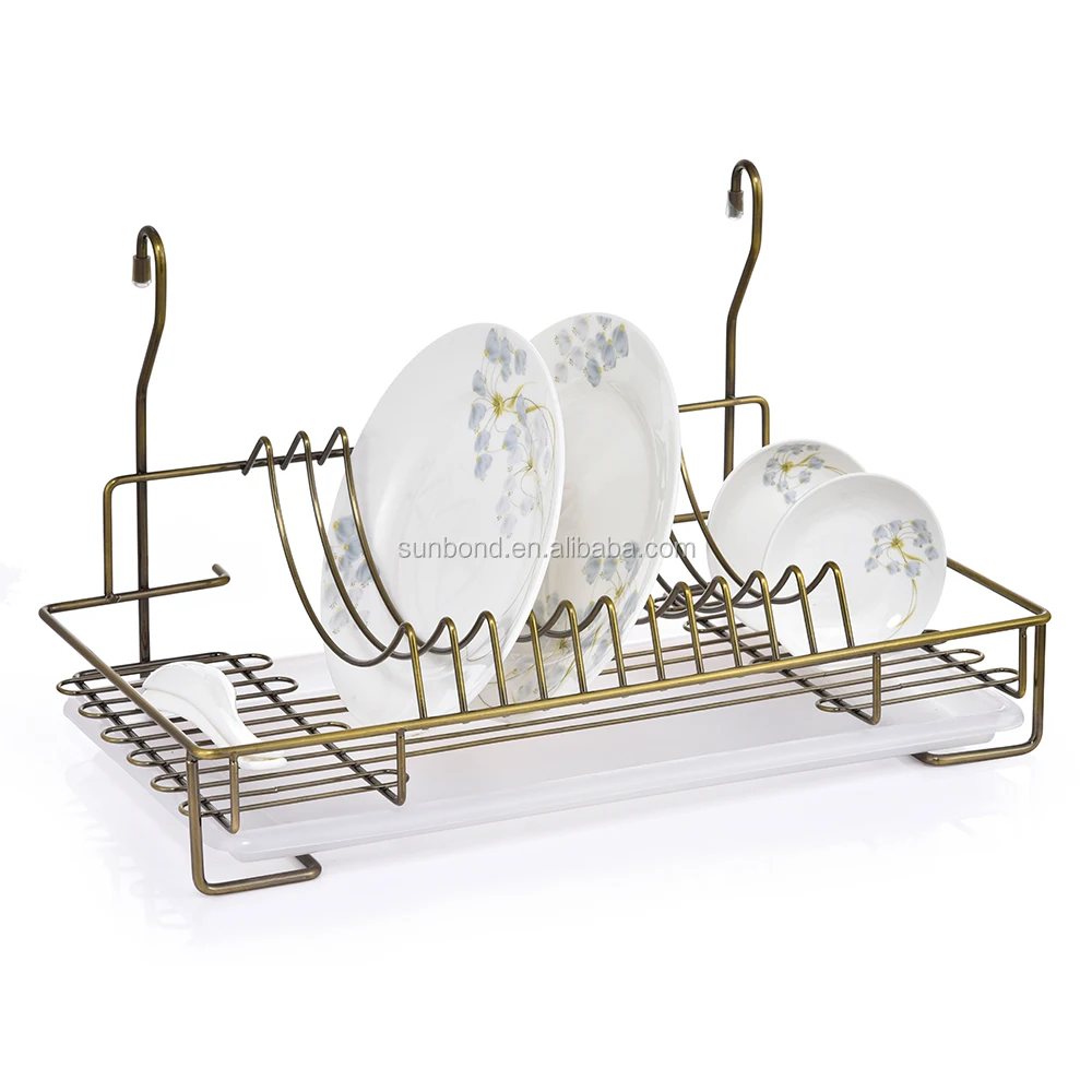 
Kitchen wall mounted hanging cabinet dish rack 
