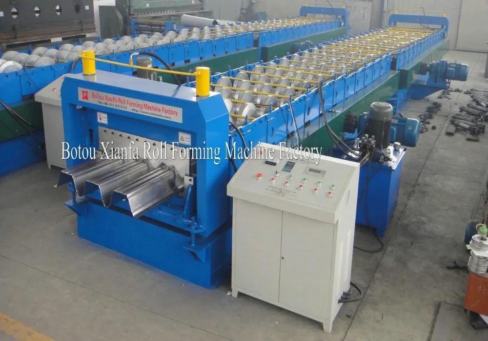 floor deck roll forming machine for the structural concrete galvanized sheet floor deck roll forming machine