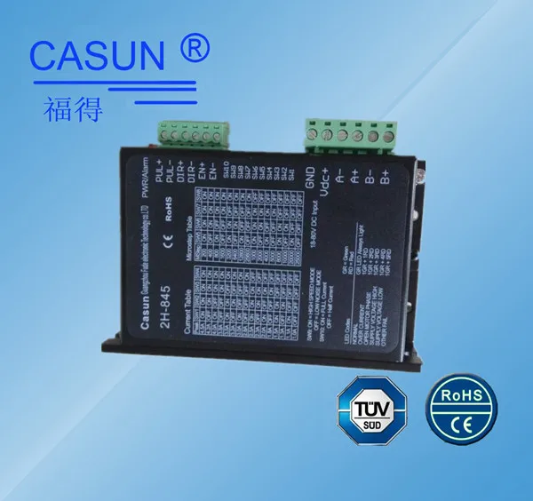 низкий уровень шума нема 34 2 фазы шагового двигателя водитель, высокое качество 2h845 драйвер шагового двигателя