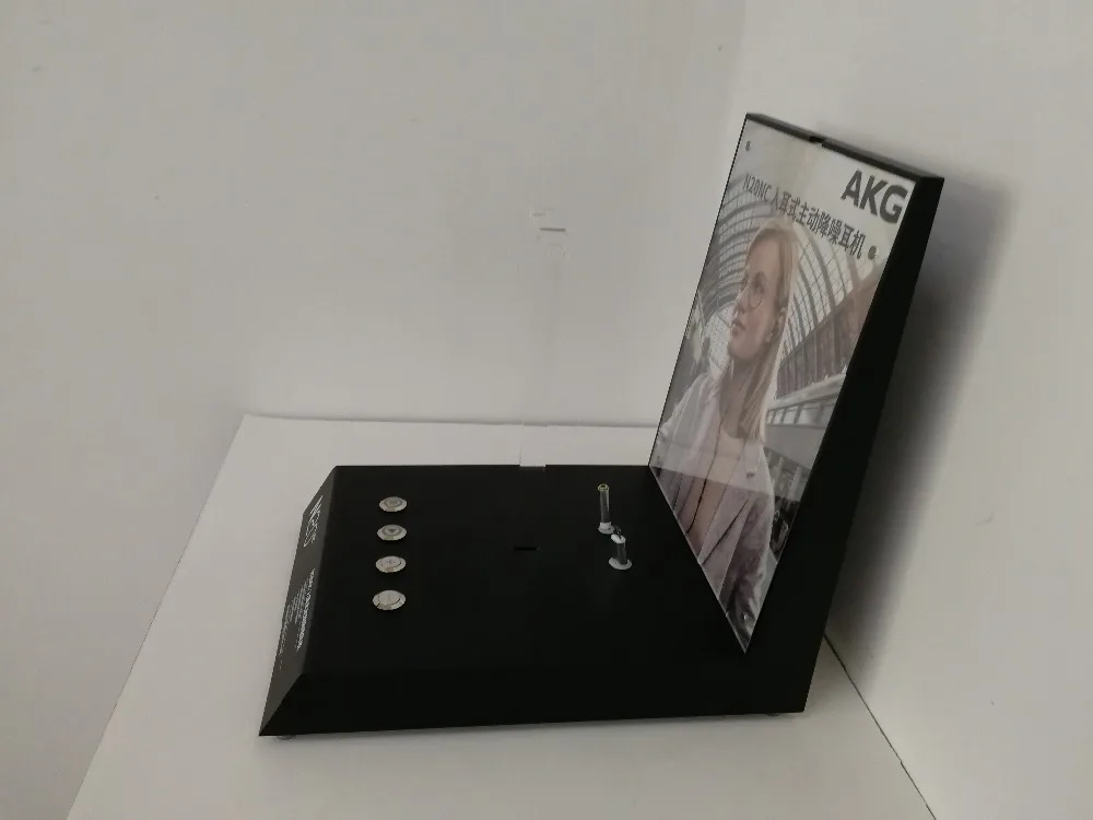 black acrylic ear-in earphone display stand for AKG N20
