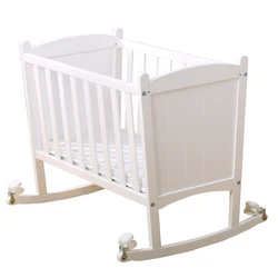 factory price wooden baby swing bed cradle for sale