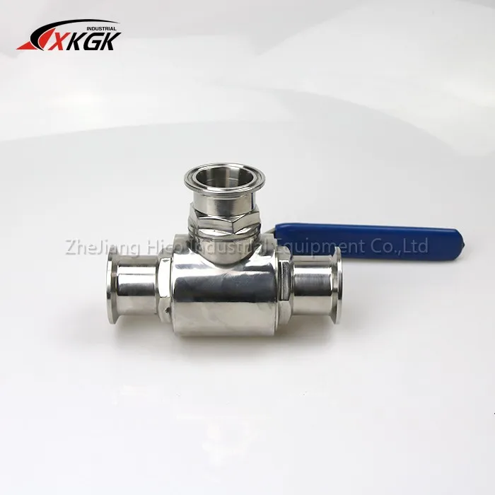 Food Grade 3A SMS DIN Stainless Steel Sanitary Tri Clamp Ball Valve for  boiler equipment