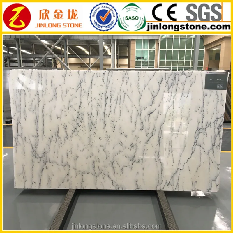 
Cheap Snow White Carrara Marble Slab for Decoration 