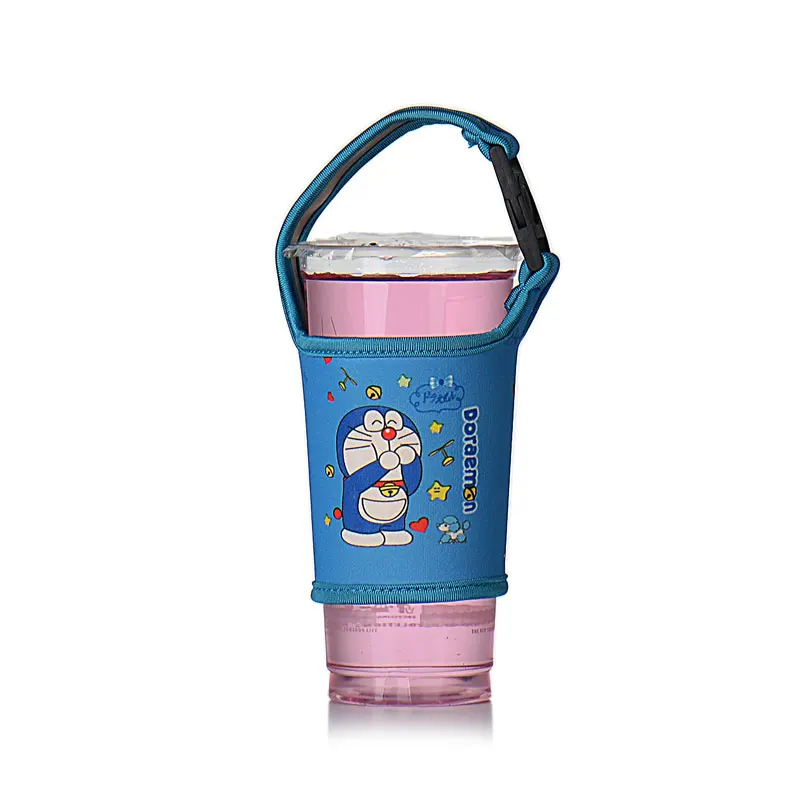 Custom neoprene insulated soft coffee / milk/ drink cup bottle sleeve tote cooler holder bag with LOGO