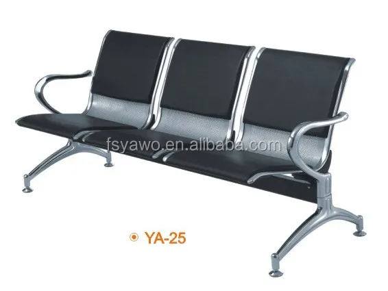 3-местные металлические стулья ожидания, стул для аэропорта